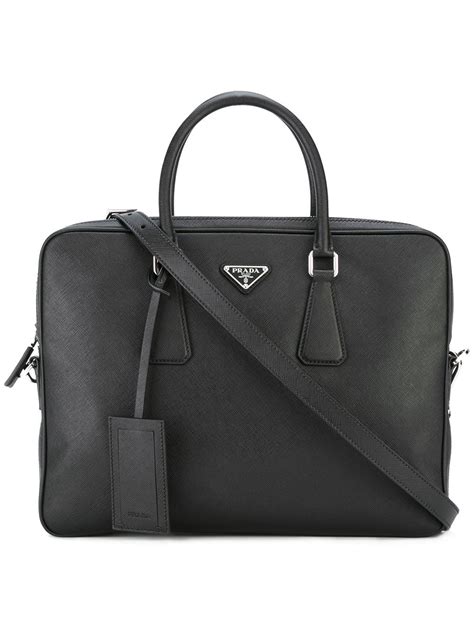 womens black briefcase prada style|prada bags for women.